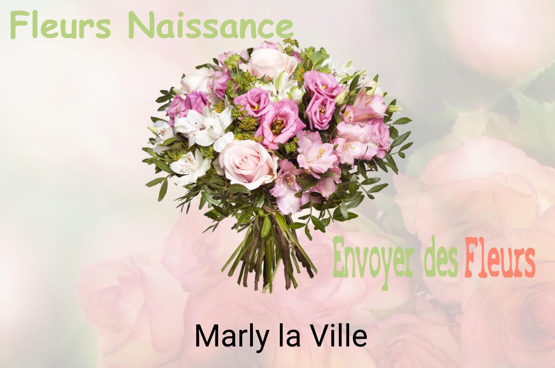 Bouquet de fleurs de naissance livré à Marly-la-Ville